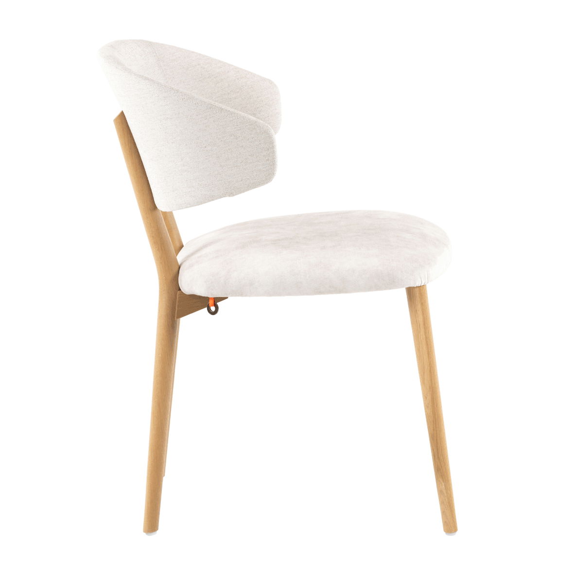 Mobitec :: Toro C06 upholstered chair, white, width 55 cm