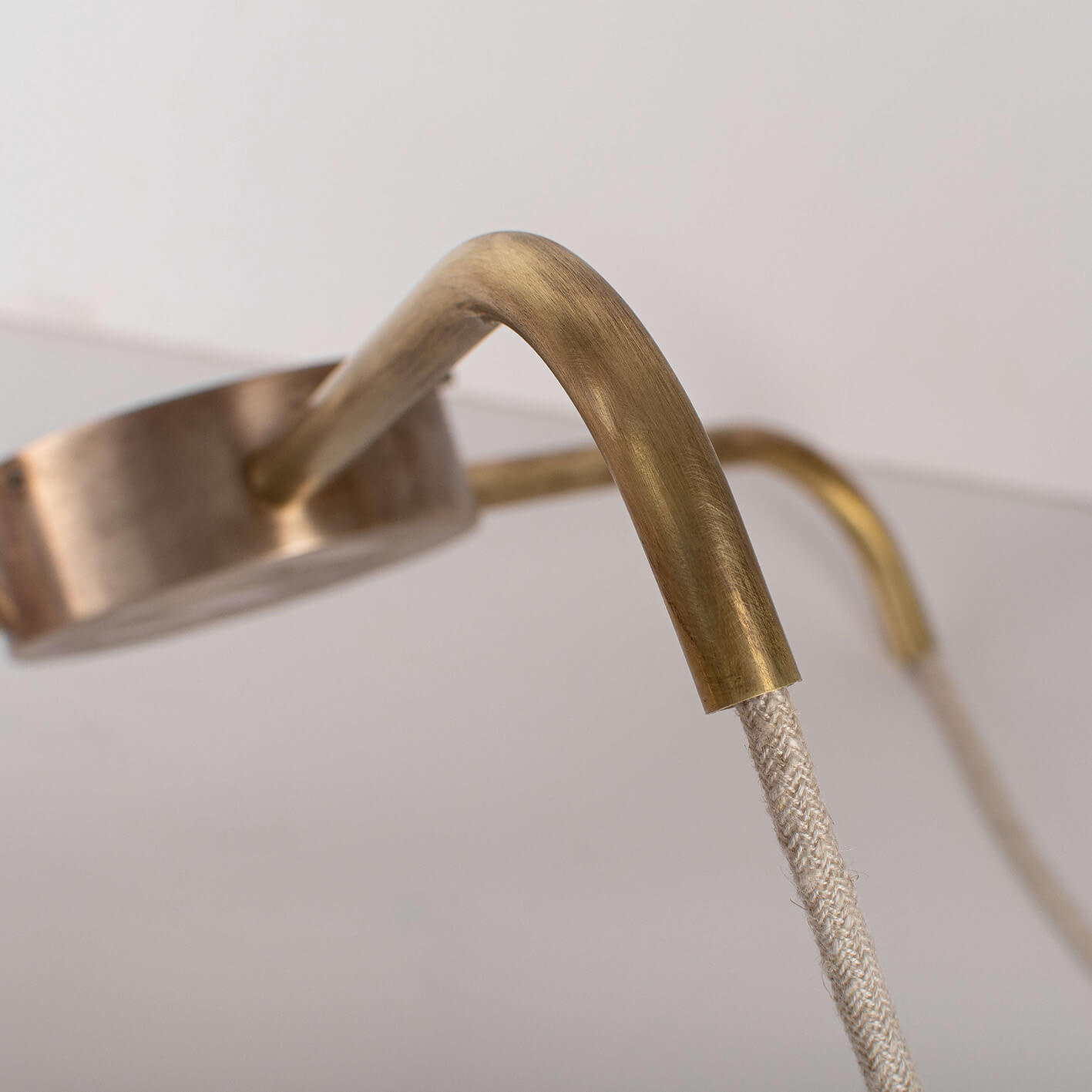 Embassy Interiors :: Kalliope Alabaster Brass Triadic Constellation Pendant Lamp/Chandelier