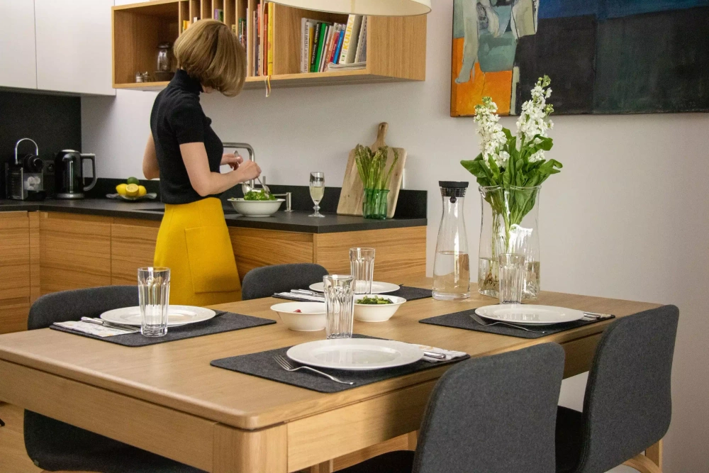 Selfia x 9design :: Stół Bold rozkładany dębowy wybarwienie naturalne