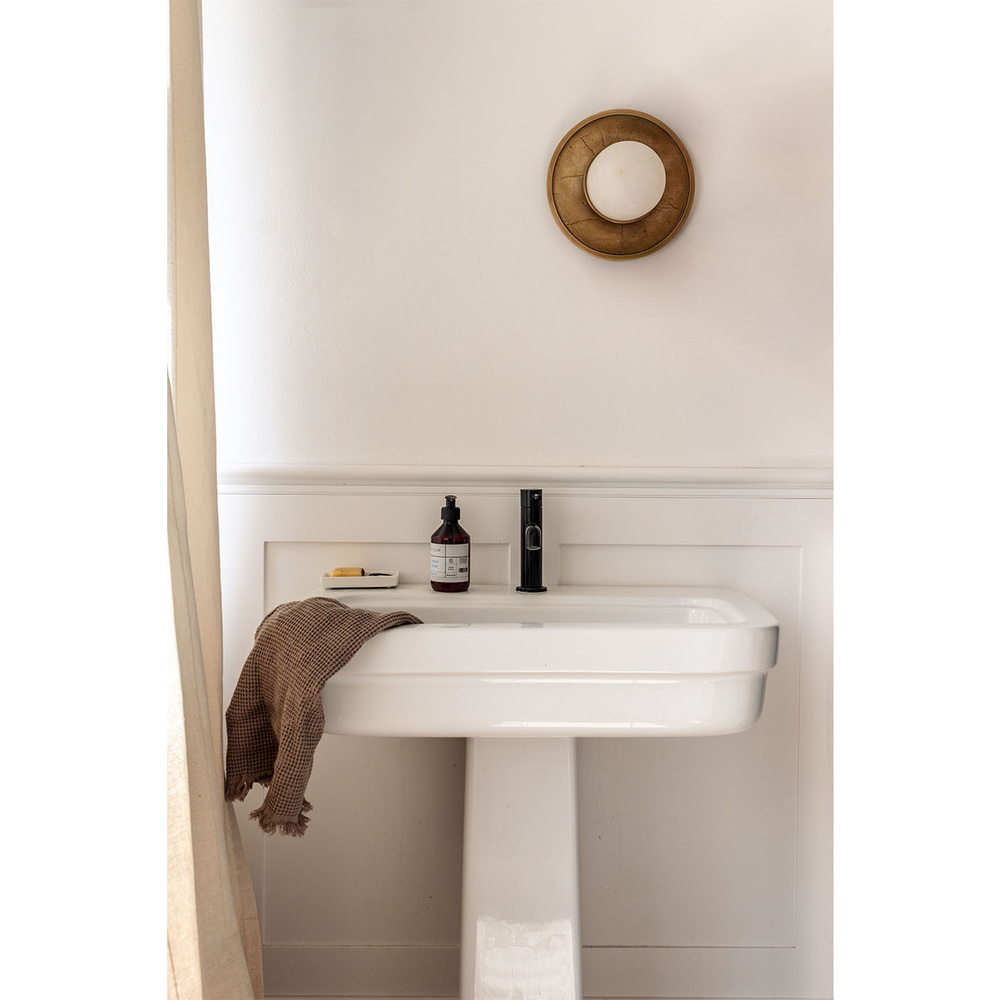 Embassy Interiors :: Mémoire Glas-Messing-Wand-/Deckenleuchte, Durchmesser 30 cm