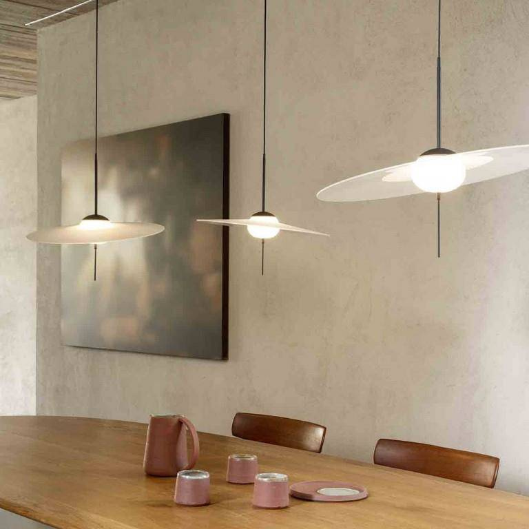 DCW:: Mono pendant lamp, diameter 40 cm, gray
