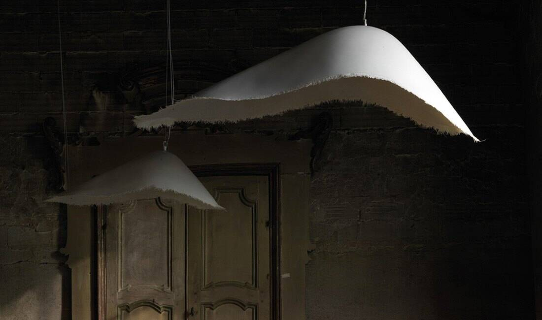 Karman :: Moby Dick hanging lamp, width 150 cm, white