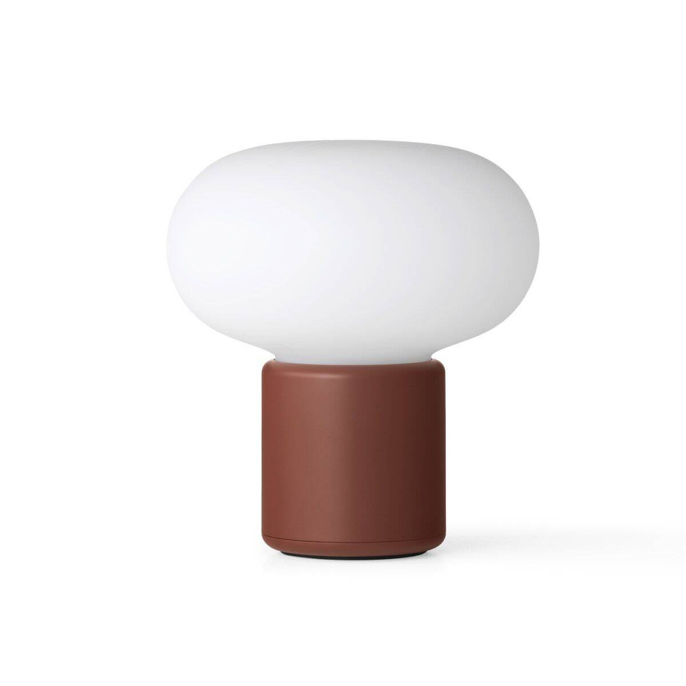 New Works :: Karl-Johan table lamp, portable, red, height 18 cm