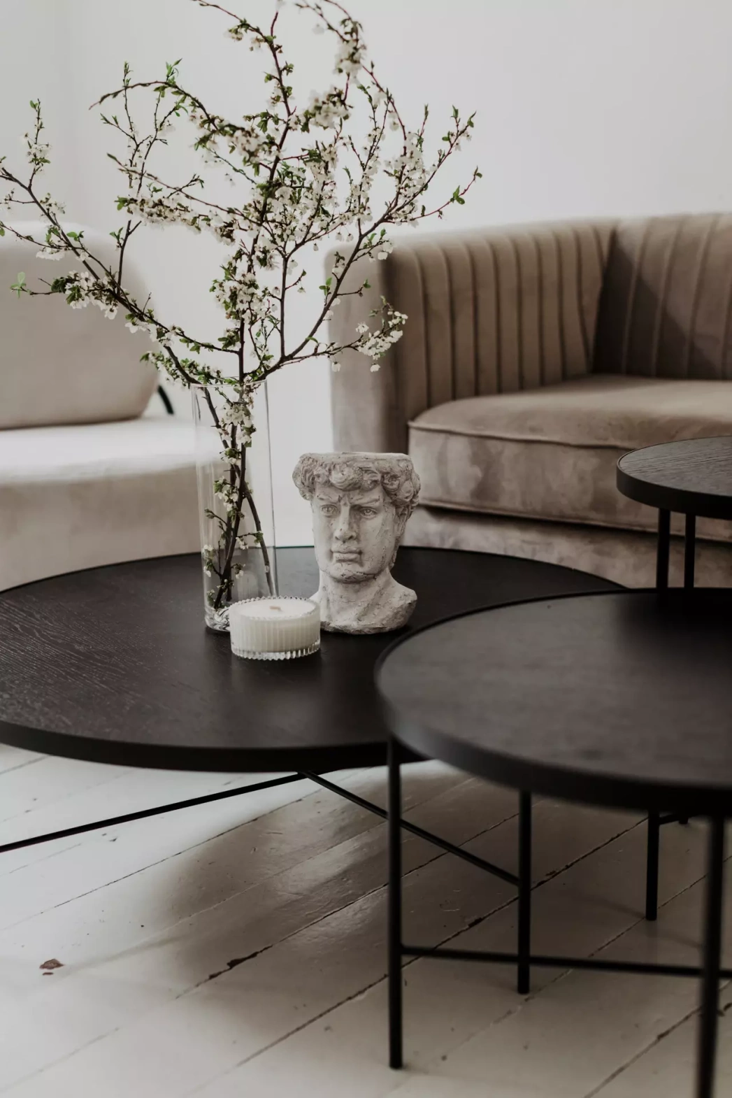 NORDIFRA :: Coffee table Tre 900 black oak L