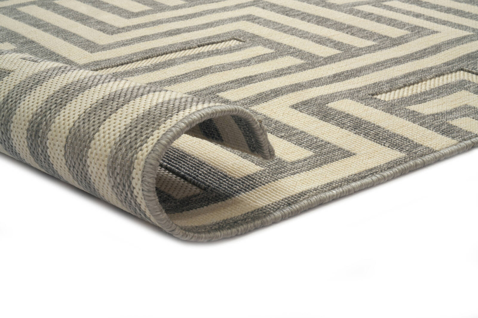 Teppichdekor :: Manana Beige und Grau Outdoor-Teppich