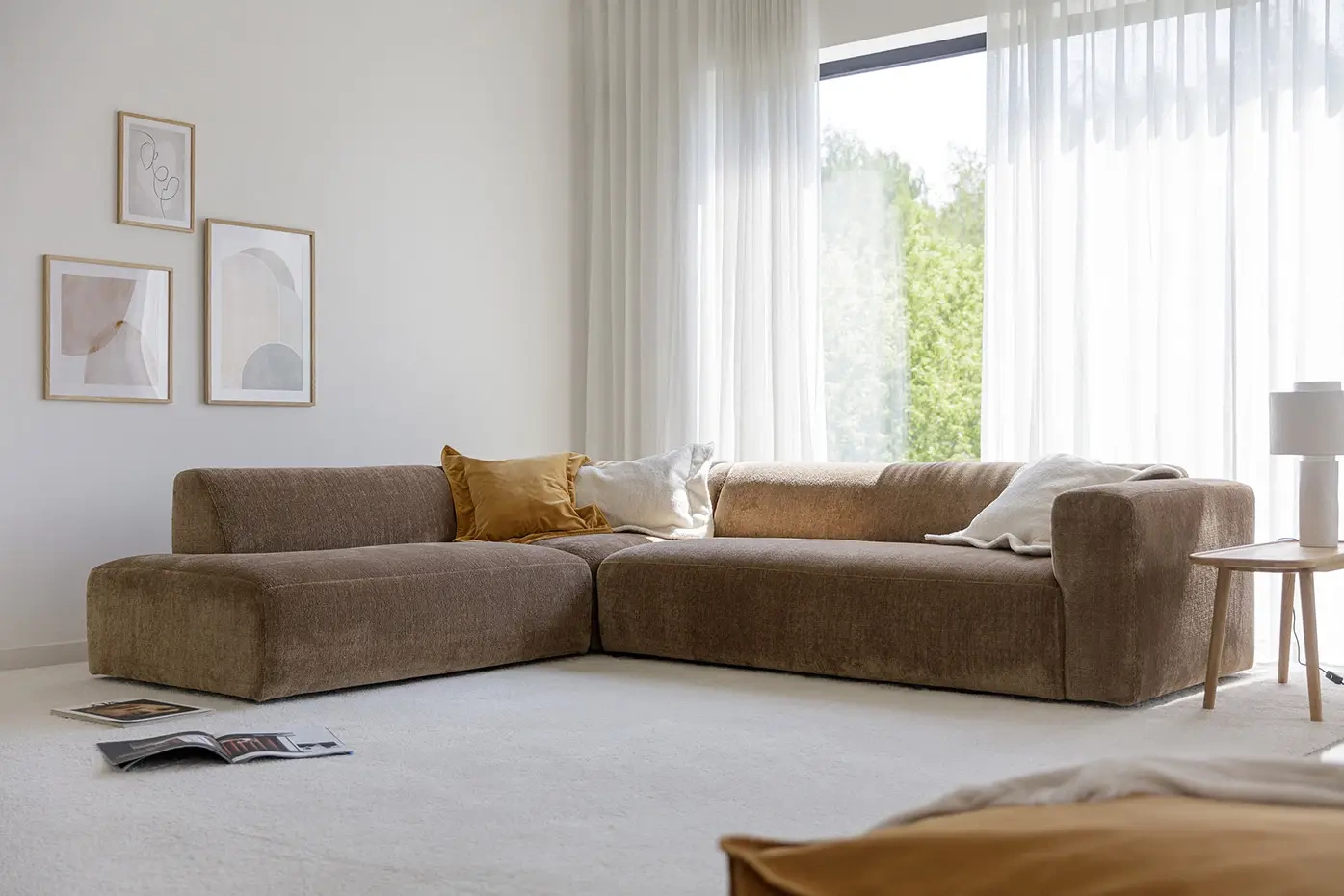 Sits :: Annie Corner Sofa / Upholstered Corner Sofa