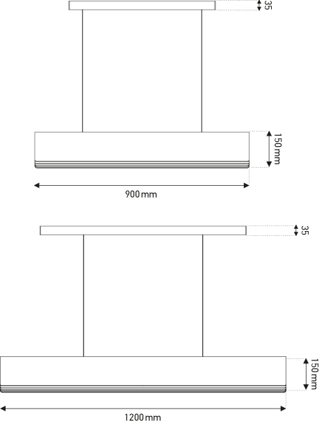 DCW:: Respiro gold pendant lamp, width 90 cm