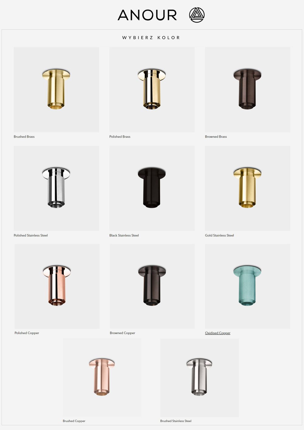 Anour :: Donya Ceiling Spot ceiling lamp, diameter 10 cm, black steel