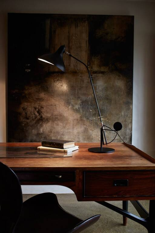 DCW:: Mantis BS3 desk lamp black height 82 cm max.