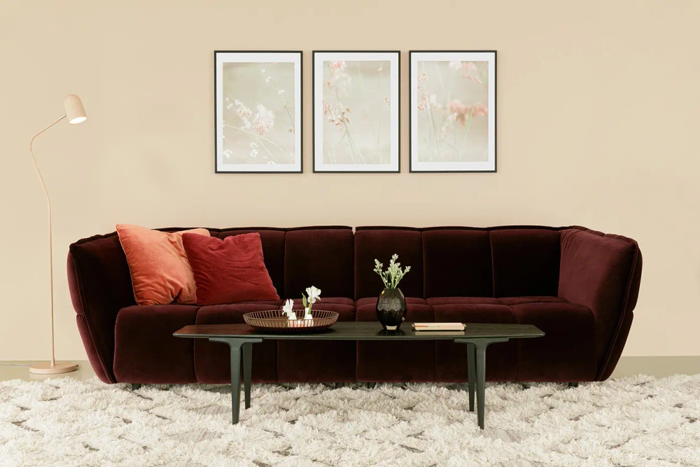 Sits :: Clyde upholstered sofa, color to choose from