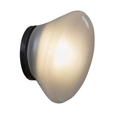 Karman :: Agua outdoor wall lamp / sconce, diameter 13 cm, milky