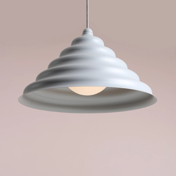 Artera :: Wave Hängeleuchte, graublau, Größe XL, Durchmesser 36 cm