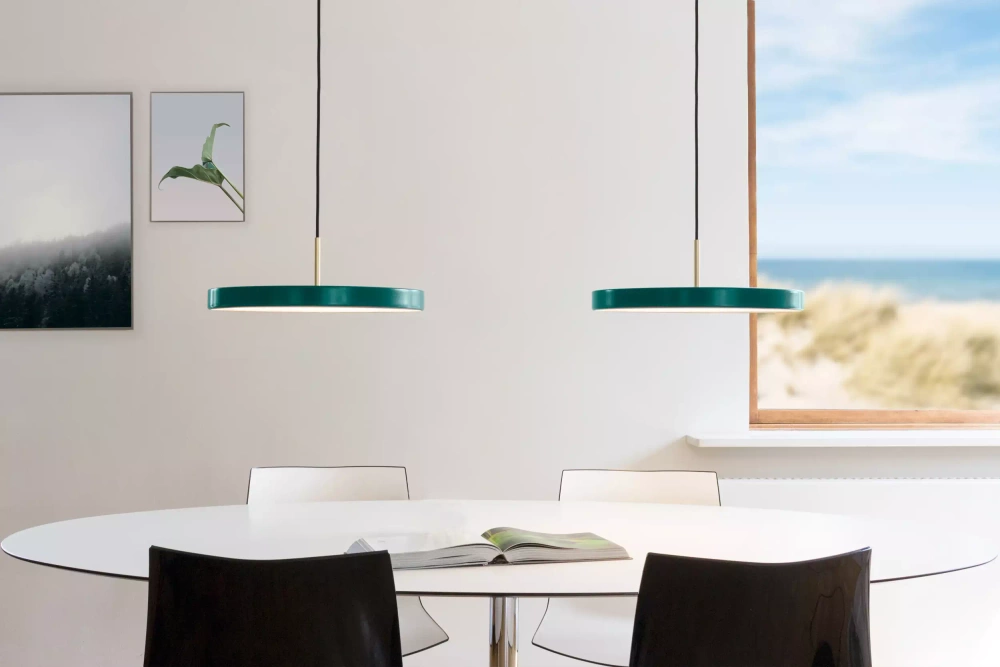 Umage :: Asteria Mini green hanging lamp, diameter 31 cm