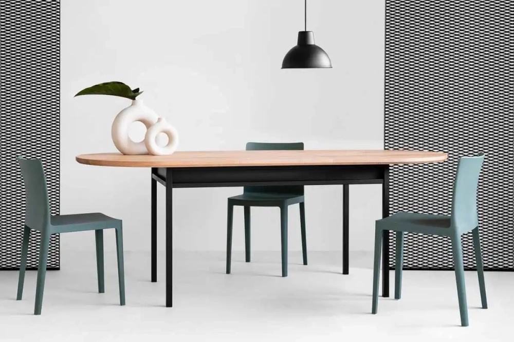 Loft Decora :: Extendable dining table Box Oval Ex, width 160/210 cm