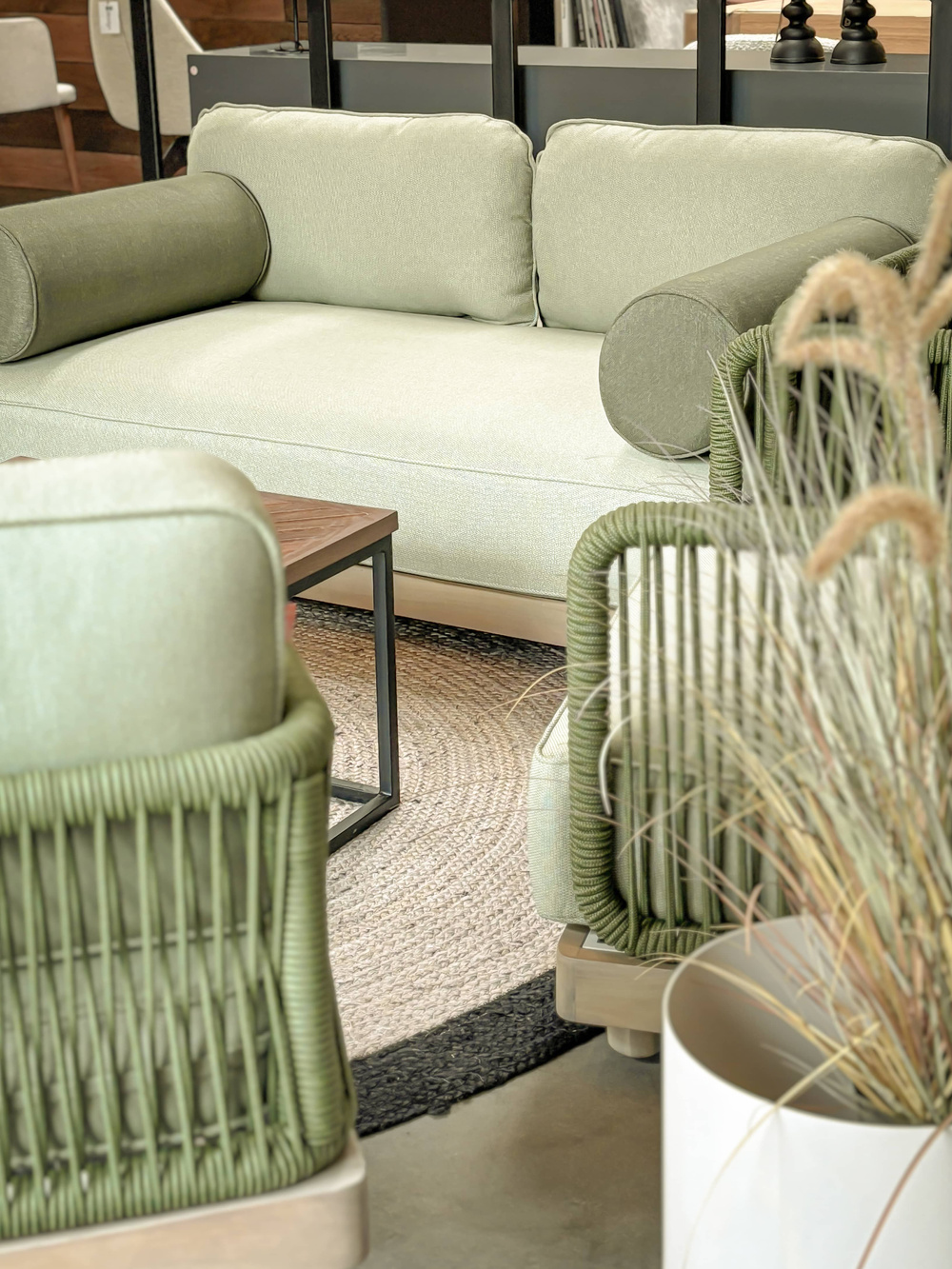 Kunesti :: Green it up 2-seater garden sofa, green, width 160 cm