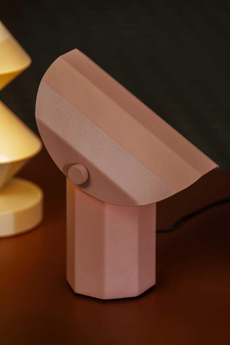 Kaspa :: Lampa przenośna Apolin wys.m18 cm różowa