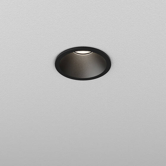 AQForm :: Hollow 6 LED A927 49° CC Recessed Light, Black