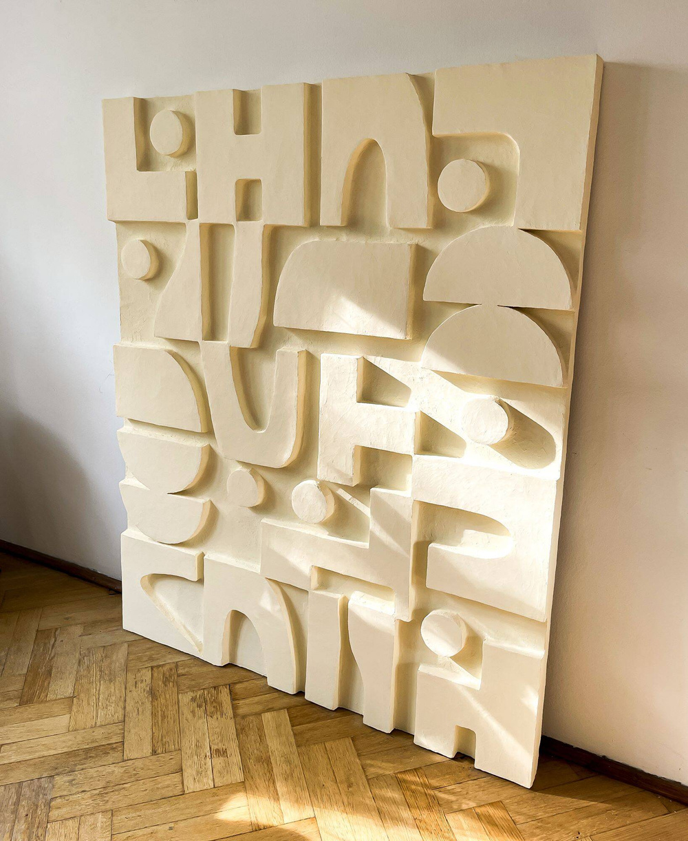 Zuzia Mikołajczuk (Zuz van Miko):: Bas-relief Solid III 160x130