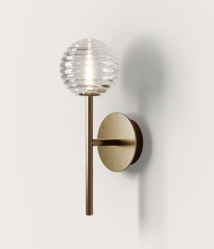 Aromas :: Doul wall lamp / sconce, height 30 cm, gold