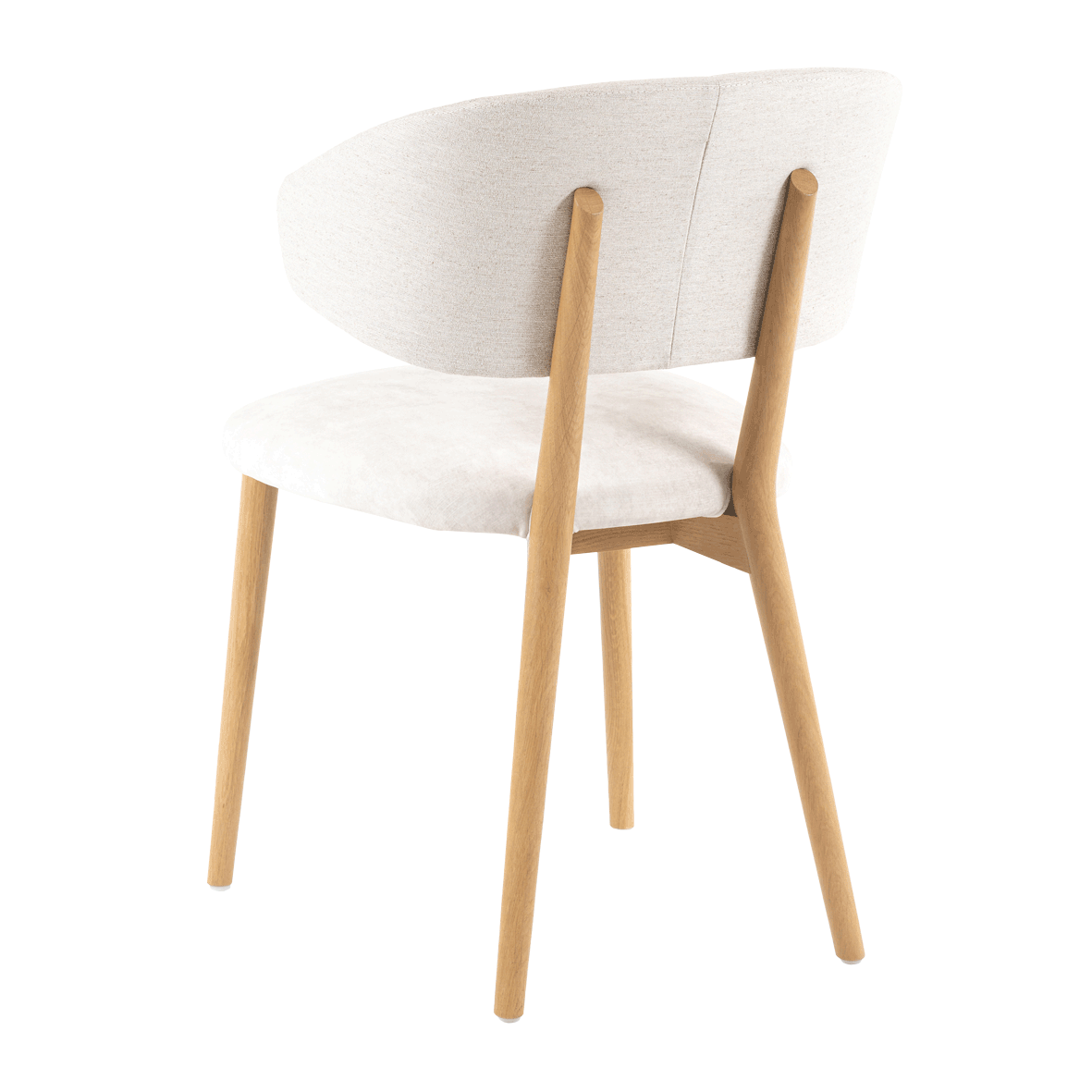 Mobitec :: Toro C06 upholstered chair, white, width 55 cm
