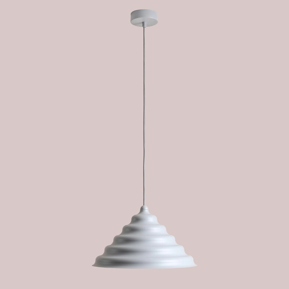 Artera :: Wave hanging lamp, gray-blue, size XL, diameter 36 cm