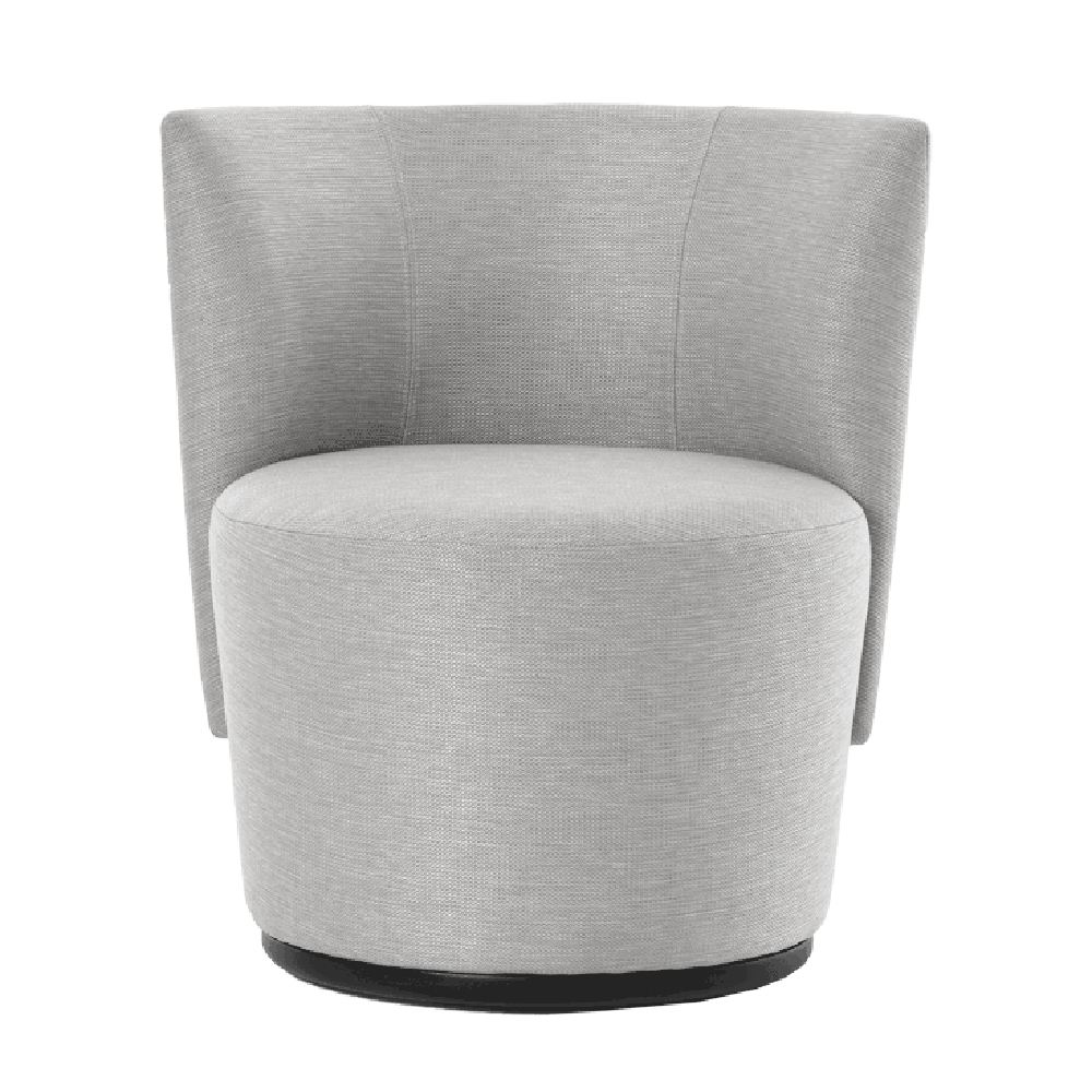 Mobitec :: Bolero swivel chair, upholstered, gray, width 70 cm