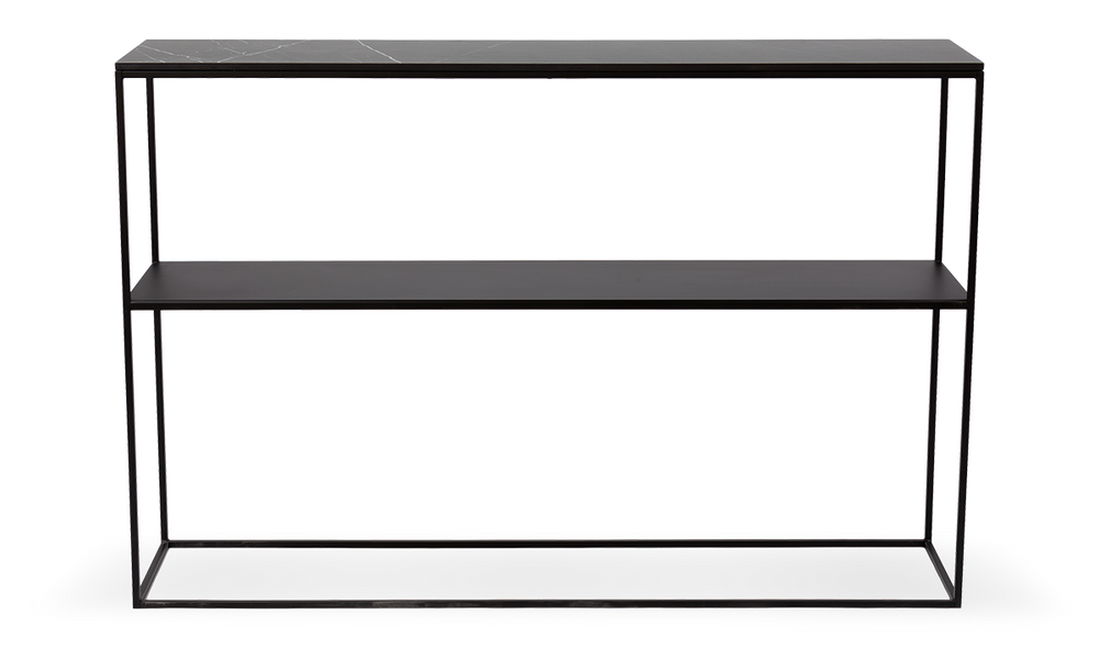 Nordifra :: Konsole Marmor Stam Breite 115 cm schwarz