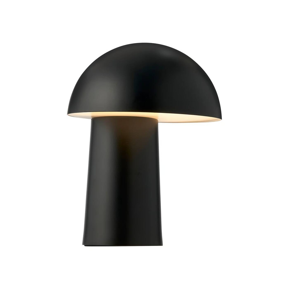 Design For The People :: Portable table lamp Faye, black, height 21 cm