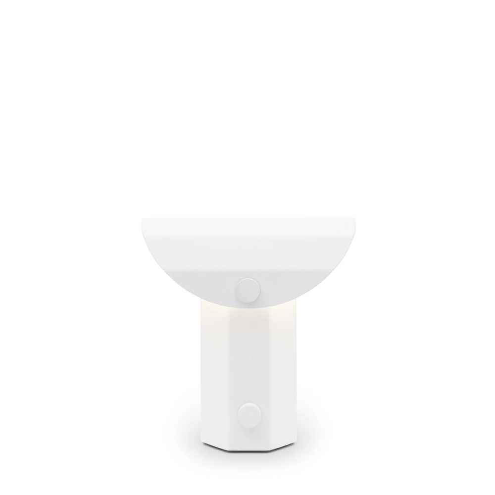 Kaspa :: Apolin portable lamp, height 18 cm, white