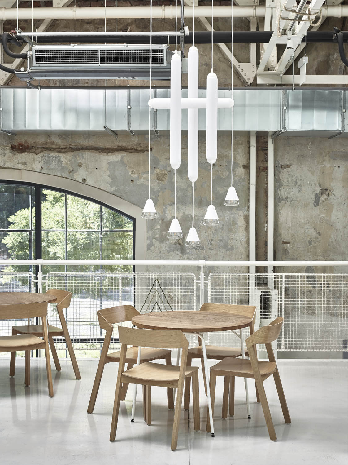 Brokis :: Pendent lamp Puro Single Horizontal white W: 83 cm