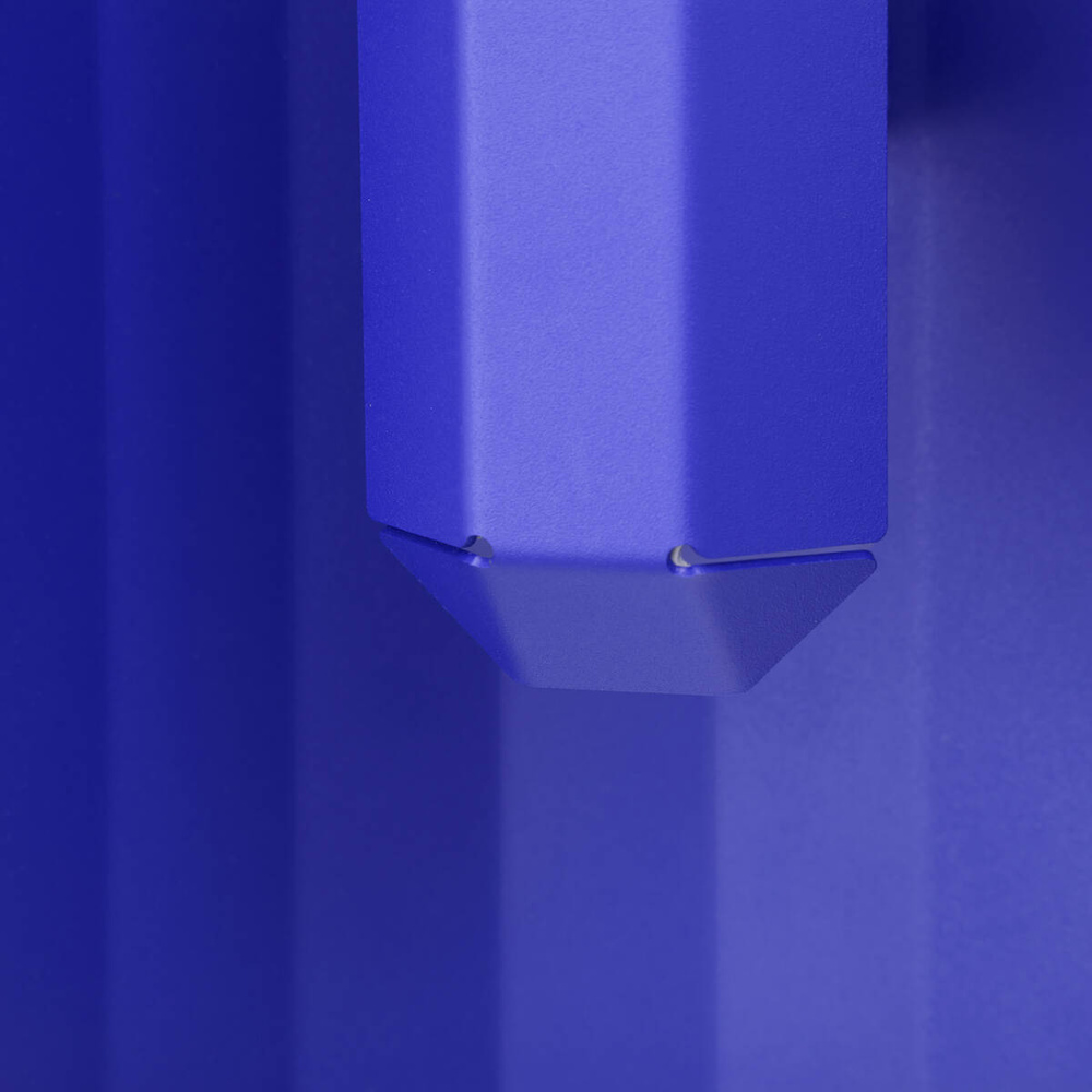 Kaspa :: Apolin wall lamp / sconce, height 65 cm, cobalt blue