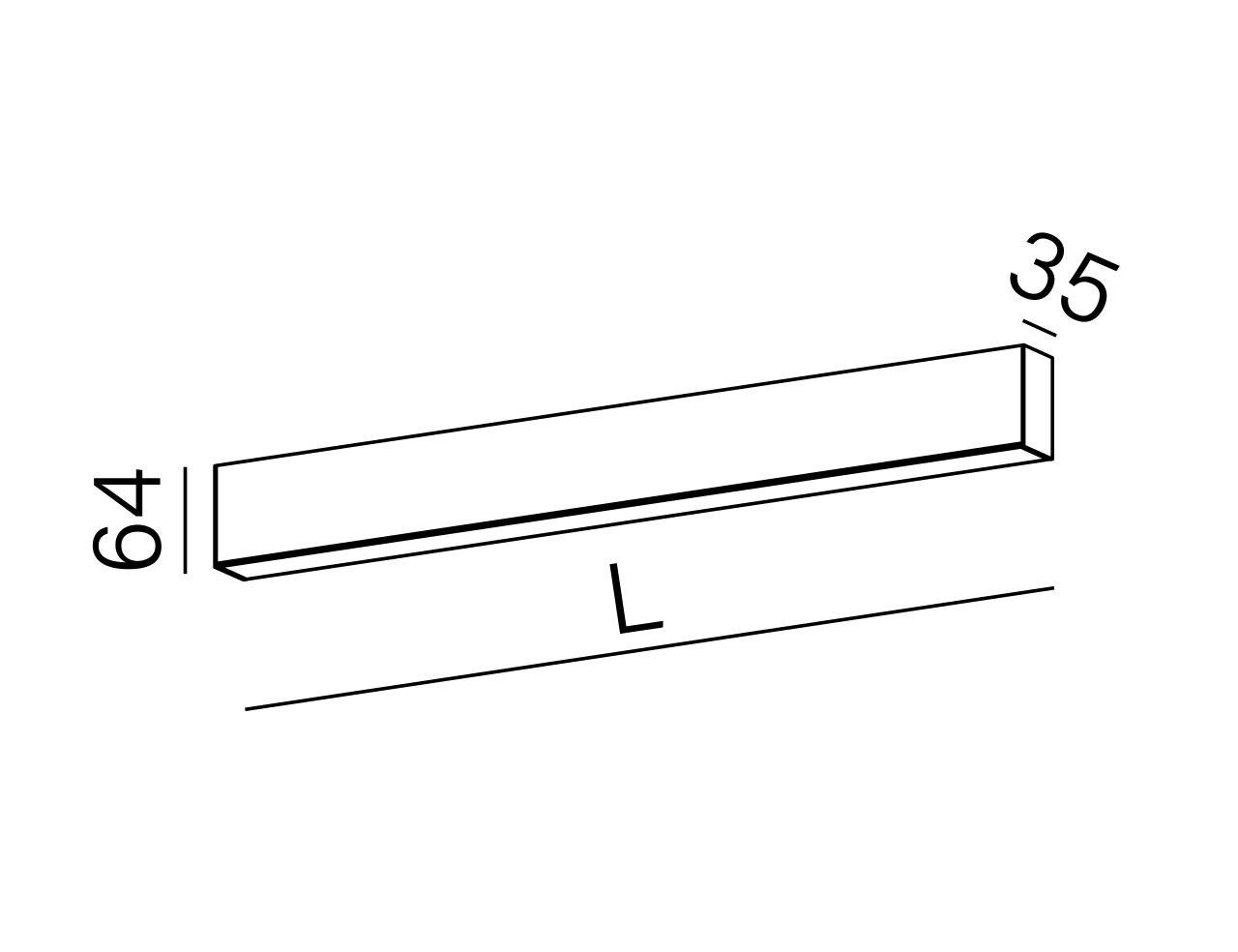 Aqform :: Oprawa natynkowa RAFTER 57 LED M930 natynkowy biały struktura