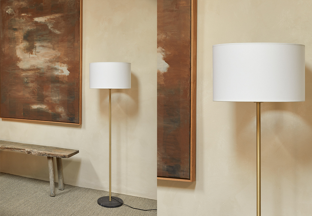 Aromas :: Lampa stojąca Hedra złota