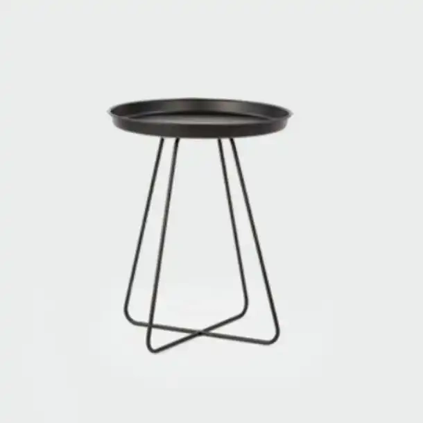 Nordifra :: Couchtisch aus Metall Rod 430 Größe M schwarz