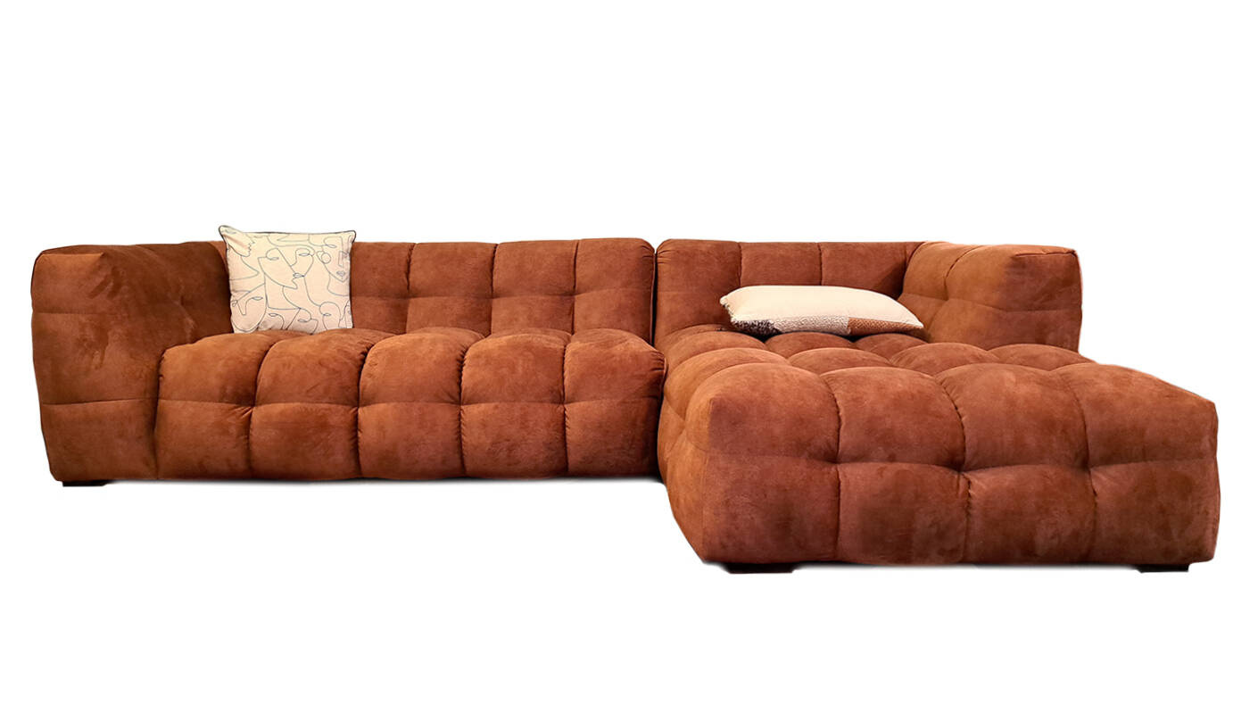 Nordic Line :: Ecksofa / Ecksofa rechts gepolstert Michelle Ziegel Breite 292 cm