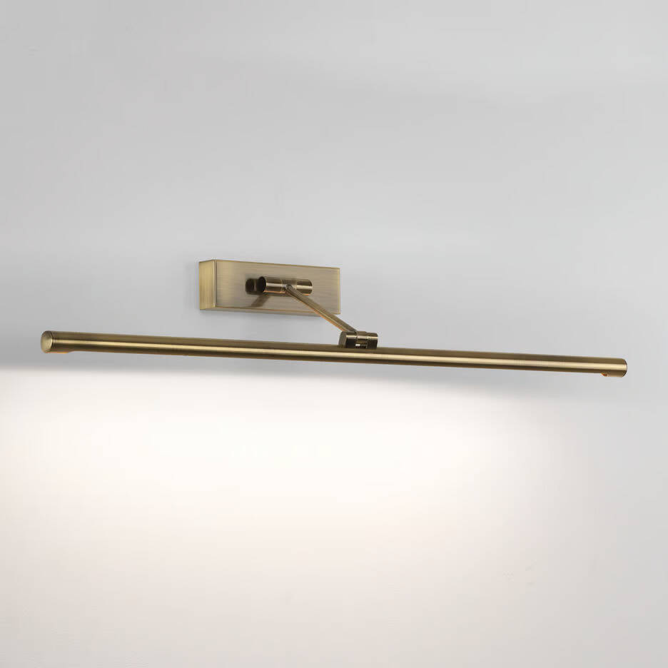 Astro :: Goya 760 LED antique brass wall lamp, width 76 cm