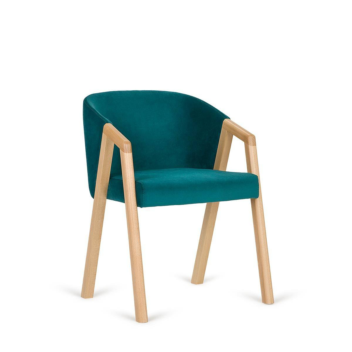 Paged :: Aires turquoise upholstered armchair, width 58 cm