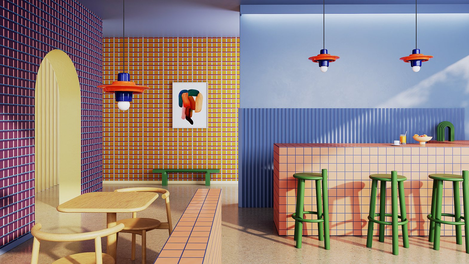 Ferroluce :: Voila hanging lamp