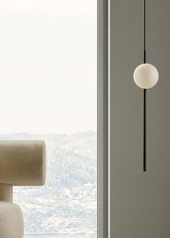 Robin :: Roxanne Mono Hängeleuchte, Höhe 49 cm, schwarz