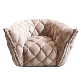 Nordic Line :: Sessel gepolstert Goldy 102x67x96 cm braun