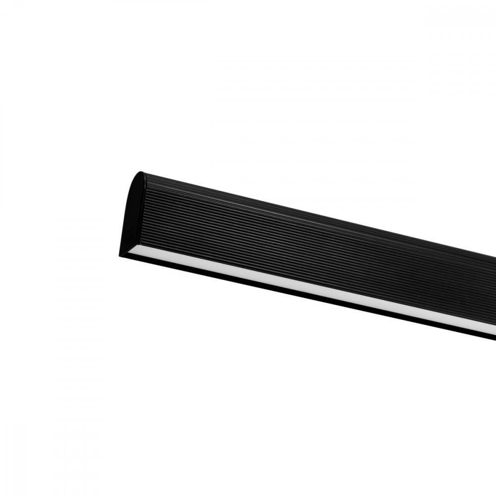 Kaspa :: Linea Dim LED hanging lamp with dimmer, black, width 140 cm