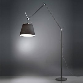 Artemide :: Stehlampe aus Aluminium Tolomeo Mega Durchmesser 36 cm schwarz