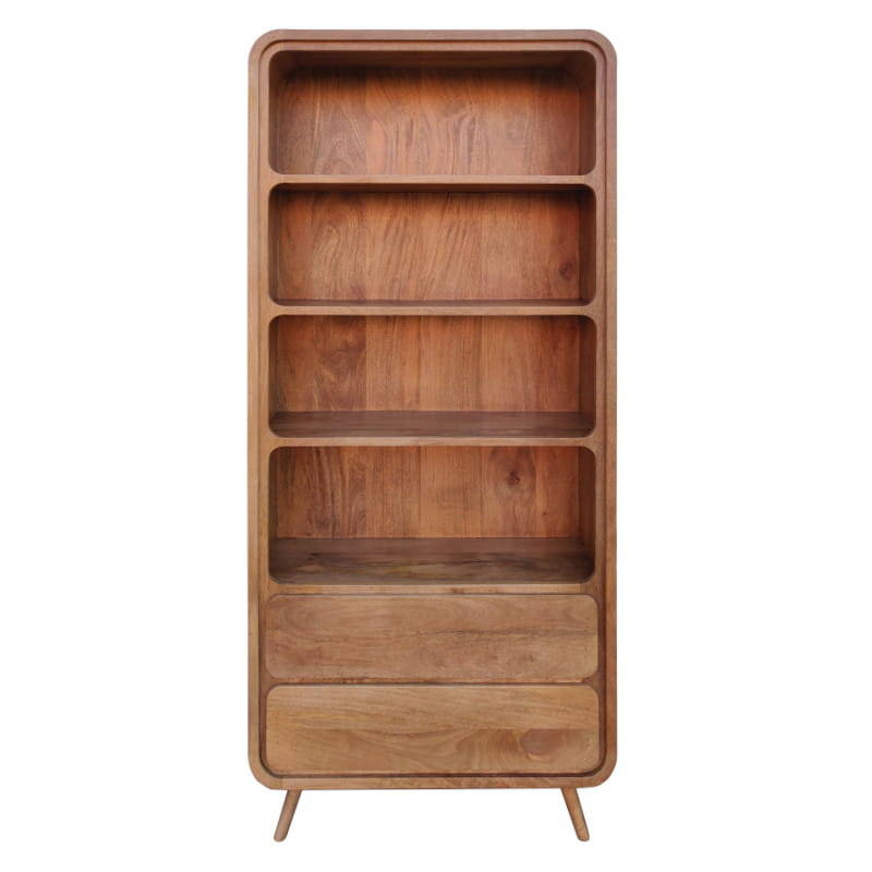 TABLE4U :: Wooden bookcase Helena caramel 90x200 cm 
