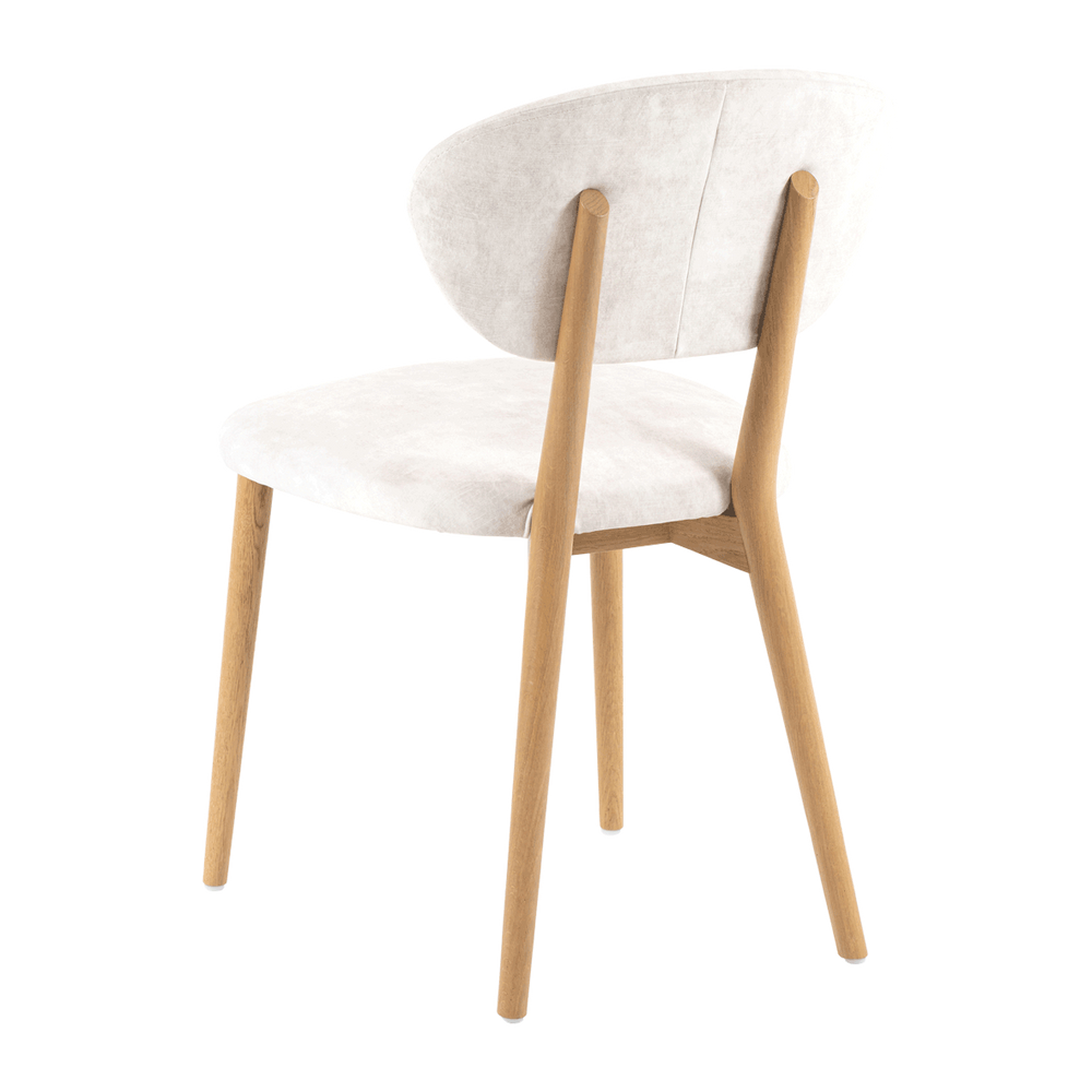 Mobitec :: Toro C01 upholstered chair, white, width 48 cm