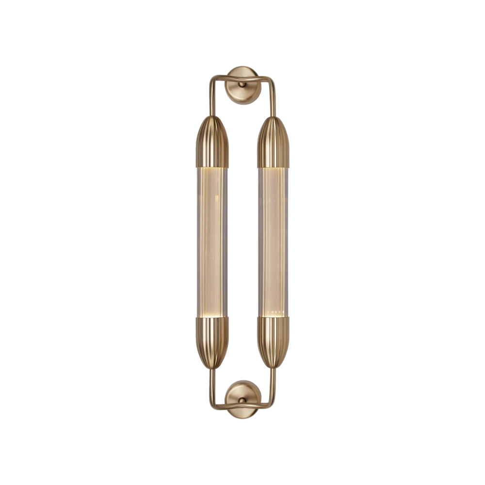 Umage :: Lemon Squeeze Double Short wall lamp / sconce, height 77 cm, polished brass