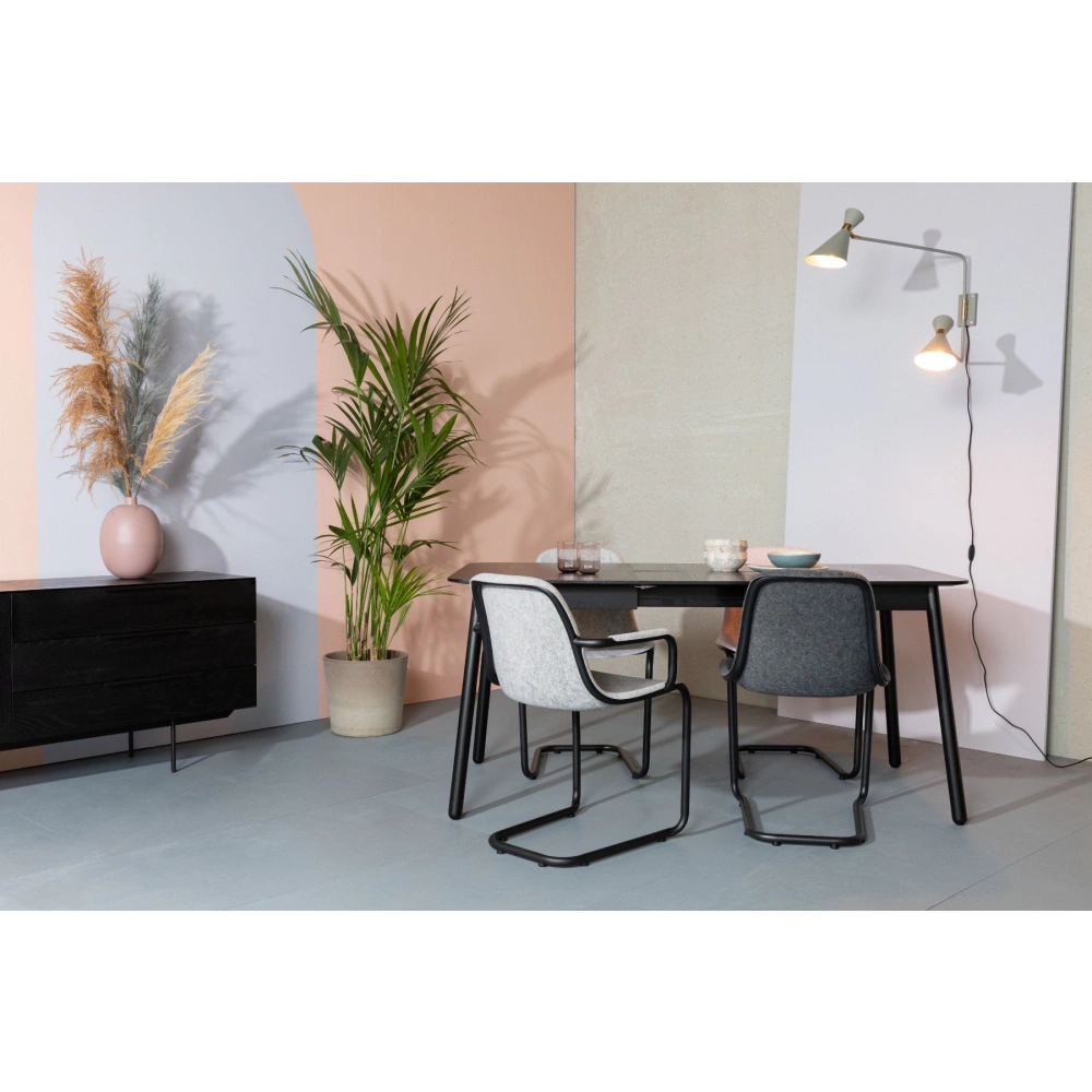 Zuiver :: Stuhl aus Metall Thirsty zum Esszimmer grau