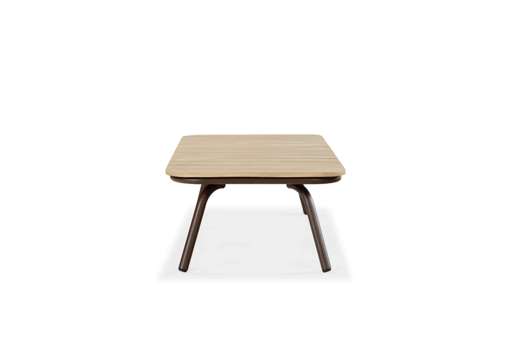 Kunesti :: Kaffee- oder Teegartentisch, Holzplatte, Breite 130 cm