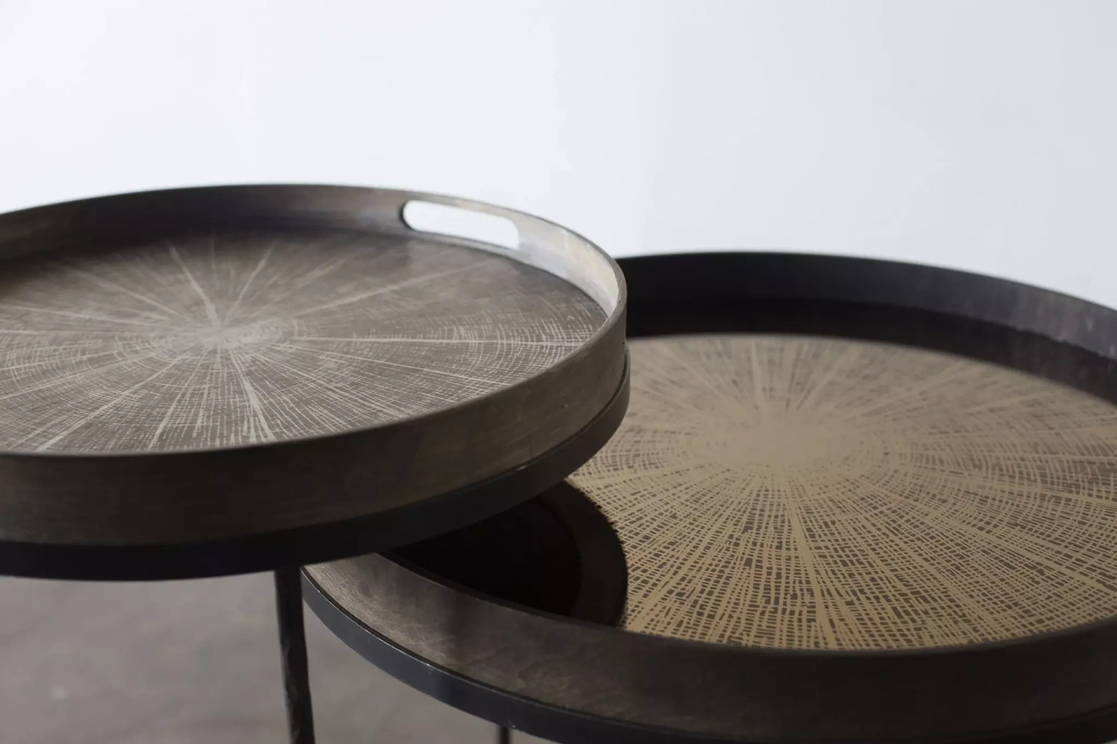 Ethnicraft :: Taca dekoracyjna Light Aged okrągła rozm. S śr. 48 cm