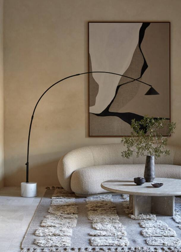 Aromas ::  Floor lamp Hinoo gold H: 200,3 cm