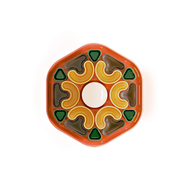 Ferroluce :: Phytia Wandleuchte / Wandleuchte Durchmesser 37 cm Keramik gelb / braun / orange